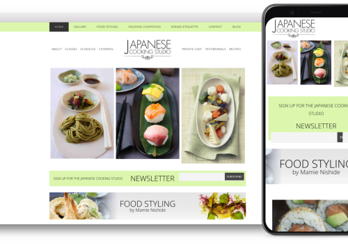 Japanese Cooking Site Development